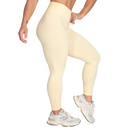 Better Bodies Scrunch Leggings Washed Yellow-Naisten trikoot ja leggingsit-Better Bodies-XS-Aminopörssi