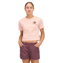 Black Diamond Women's Faded Crop Tee Alpine Sunrise-Naisten lyhythihaiset ja topit-Black Diamond-XS-Aminopörssi