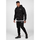 Gorilla Wear Utah Zipped Hoodie Black-Miesten hupparit ja pitkähihaiset-Gorilla Wear-M-Aminopörssi