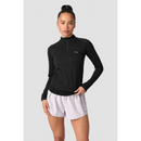 ICIW Define Seamless 1/4 Zip W Black-Naisten pitkähihaiset ja hupparit-ICANIWILL-XS-Aminopörssi