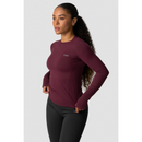 ICIW Define Seamless Long Sleeve W Dark Mahogany-Naisten pitkähihaiset ja hupparit-ICANIWILL-XS-Aminopörssi