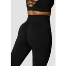 ICIW Shape Seamless Hidden Scrunch Tights Black-Naisten trikoot ja leggingsit-ICANIWILL-XS-Aminopörssi