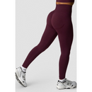 ICIW Shape Seamless Hidden Scrunch Tights Dark Mahogany Melange-Naisten trikoot ja leggingsit-ICANIWILL-XS-Aminopörssi