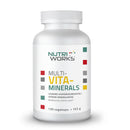 Nutri Works Multivita-Minerals, 120 vegekaps.-Monivitamiini-Nutri Works-Aminopörssi