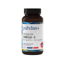 Puhdas+ Premium Omega-3 180mg EPA+120mg DHA, 80 kaps.-Kalaöljy-Puhdas+-Aminopörssi