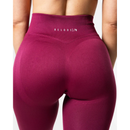 Relode Hybrid Seamless CONTOUR Shorts, Red Plum-Naisten shortsit-Relode-XS-Aminopörssi