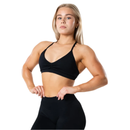 Relode Aura Seamless Sports Bra Black-Naisten urheiluliivit-Relode-XS-Aminopörssi