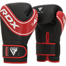 RDX 4B Robo Kids Boxing Gloves RED/BLACK-BOXING GLOVES-RDX-4oz-Aminopörssi