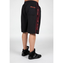 Buffalo Old School Shorts, Black/Red-Miesten shortsit-Gorilla Wear-S/M-Aminopörssi