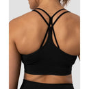 Ribbed Define Seamless Sports Bra Black-Naisten urheiluliivit-ICANIWILL-XS-Aminopörssi