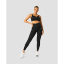 Ribbed Define Seamless Pocket Tights Black-Naisten trikoot ja leggingsit-ICANIWILL-XS-Aminopörssi