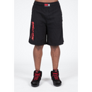 Augustine Old School Shorts, Black/Red-Miesten shortsit-Gorilla Wear-S/M-Aminopörssi